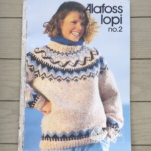 Alafoss Lopi No 2 Knitting Pattern Booklet Icelandic